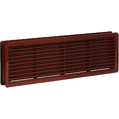 Haco Ventilační mřížka do dveří VM 400x130 DH hnědá /set/