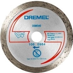 Dremel DSM20 DSM540 Diamantový řezný kotouč na dlaždice