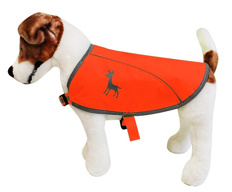 Alcott reflexní vesta pro psy, oranžová, velikost S