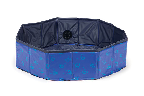 Karlie-Flamingo bazén, modrý/černý, 80x20cm