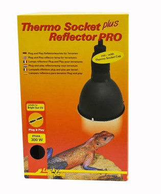 Lucky Reptile Thermo Socket plus Reflector 'Plug and Play' Velký s konektorem
