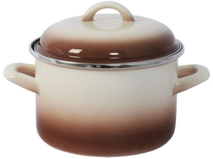 METALAC Smaltovaný hrnec Capuccino 18 cm 3 l