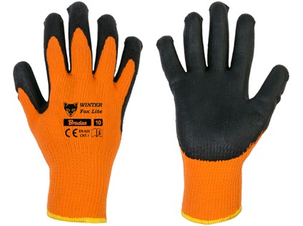 rukavice WINTER FOX LITE 10 latex