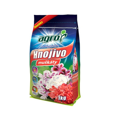 Agro Organominerální hnojivo muškáty 1 kg