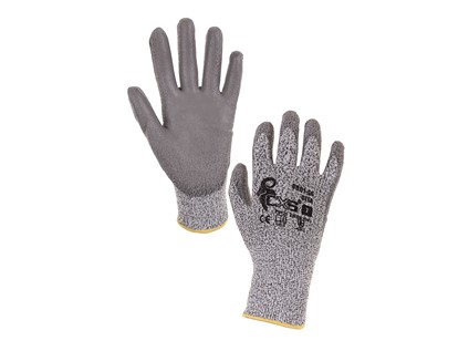 Protipořezové rukavice CITA, šedé, vel. 09