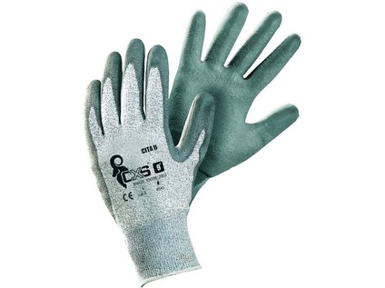 Protipořezové rukavice CITA II, šedé, vel. 10