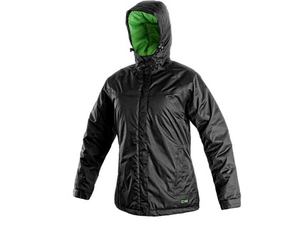 Bunda CXS KENOVA, zimní, dámská, černo-žlutá, vel. 2XL