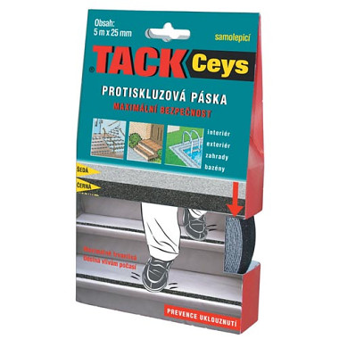 Ceys Tack Ceys na schody černá 5 m x 2,5 cm