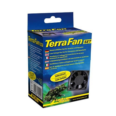 Ventilátory Lucky Reptile Terra Fan Set A/C adaptér + 2 ventilátory