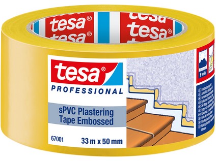 páska maskovací 33mmx50m ŽL na citlivé povrchy, UV 6týdnů TESA