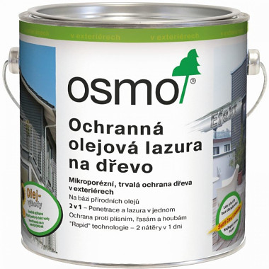 Osmo 1140 Efekt ochranná olejová lazura na dřevo 2,5 l Stříbrný akát