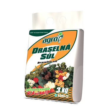 hnojivo Sůl draselná 3kg AGRO