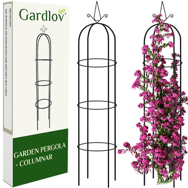 Gardlov 21029 Opěra na popínavé rostliny 200 x 40 cm kov zelená