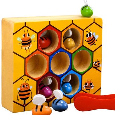 Kruzzel 21910 hra na výuku barev včelky