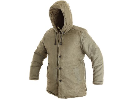 Pánský zimní kabát JUTOS, khaki, vel. 50
