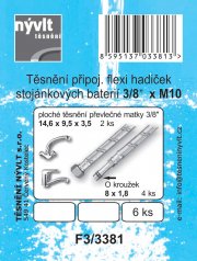 F3/3381 SADA prip hadic 3/8 x M10 stoj.baterii 6ks