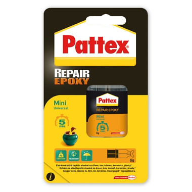 lepidlo epoxidové   6g, 5min. PATTEX REPAIR UNI