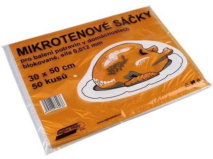 sáček mikrotenový 6l  30x50cm   (50ks)