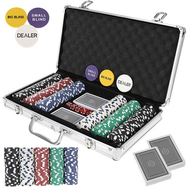 Malatec 23528 Poker set 300 žetonů HQ