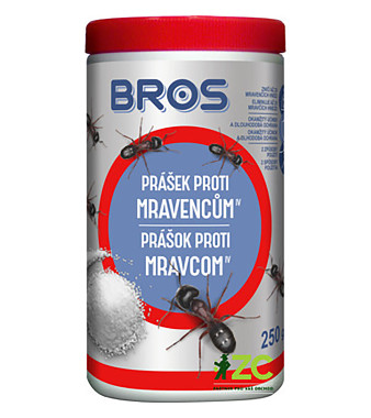 přípravek na mravence 250g prášek BROS