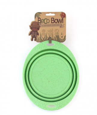 Miska pro psa, cestovní, BecoBowl Travel-green L, EKO