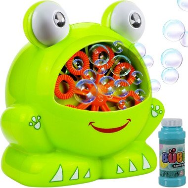 Kruzzel 21162 Dětský Bublinkovač Žába s náplní zelená