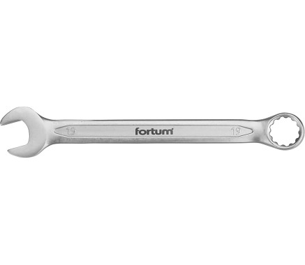 klíč očkoplochý, 19mm, L 241mm, FORTUM