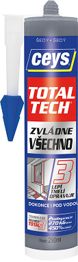 lepidlo univerzální a tmel 290ml TOTAL TECH ŠE CEYS