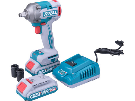 Utahovák rázový AKU 1/2', brushless, 400Nm, 20 V Li-ion  (2x), industrial