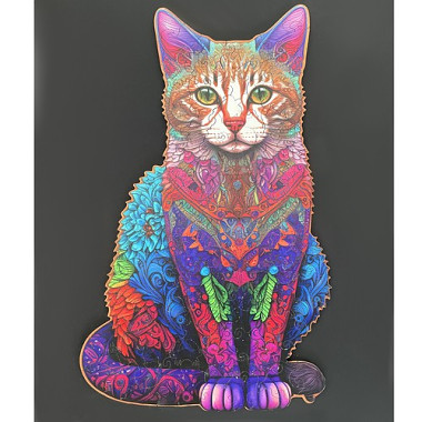 Dřevěné puzzle - Kruzzel 22878 puzzle