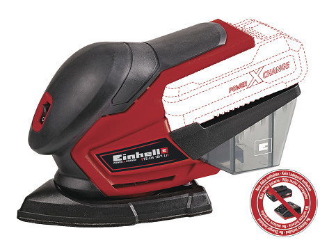 Bruska vibrační Aku TE-OS 18/1 Li-Solo Einhell Expert Plus