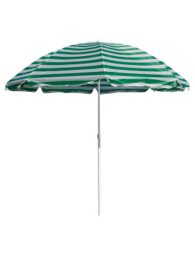 slunečník 230cm ZE/BÍ PRUHY