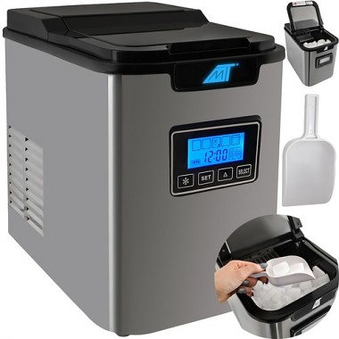 Výrobník ledových kostek Malatec K5536 stříbrná/šedá 120W
