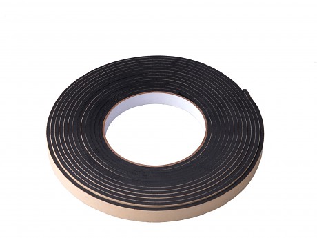 páska lepící pěnová EVA jednostranná, 12mm x 10m tl.4,5mm, černá, akryl. lepidlo
