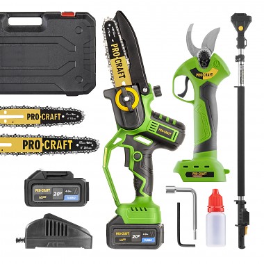 Sada aku ruční pilka PKA32Li a nůžky na větve ES28Libb + nástavec EP2.0  SPKA32Li-ES28Libb-EP2.0