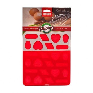 forma na ván.cukroví 24ks 31x21x1cm silikon ČRV CULINARIA