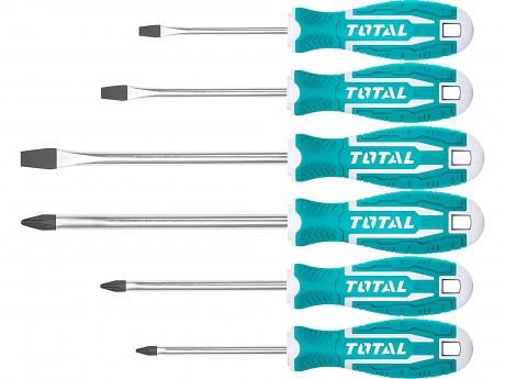 Šroubováky, sada 6ks, industrial, CrV