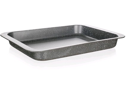 plech na pečení 36,5x27x4,5cm GRANITE nepřiln.povrch
