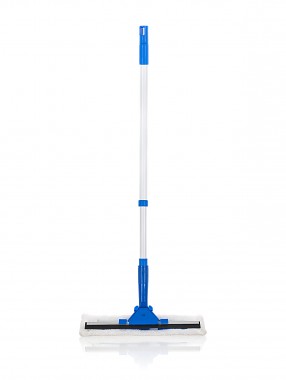 stěrka na okna mikrovlákno + guma 25cm, telekop.tyč 75-150cm