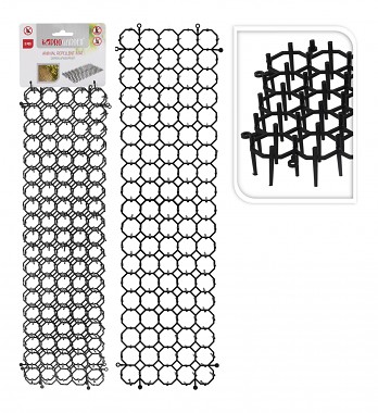 podložka s hroty odpuzující zvířata 48x13x3cm PH ČER (2ks)