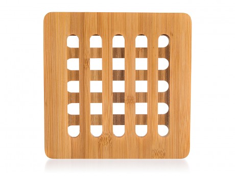 podložka dřevěná 16x16x1cm BRILLANTE bambus