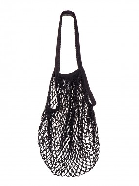 taška síťovka PRETTY UP 35x35cm, dlouhé ucho, ČER