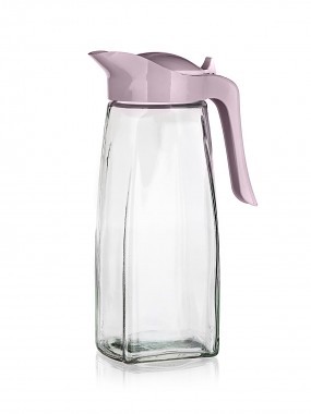 džbán skleněný DARA 1500ml PH víčko mix barev