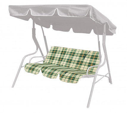 polstr na houpačku 129x43cm textil KOSTKA ZE (2ks)