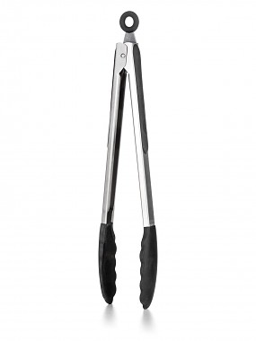 kleště kuchařské 30,5cm nerez/silikon CULINARIA BLACK