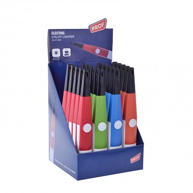 zapalovač PROF 23,5cm piezoel. mix barev