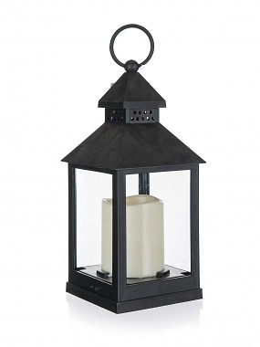 lucerna solární LED 10x10x23cm PH ČER