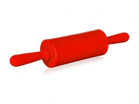 váleček na těsto obouruč.22,5x4,3cm PH/silikon CULINARIA Red