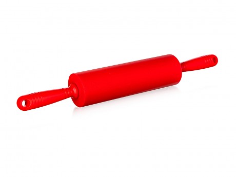 váleček na těsto obouruč.46,5x6,5cm PH/silikon CULINARIA Red