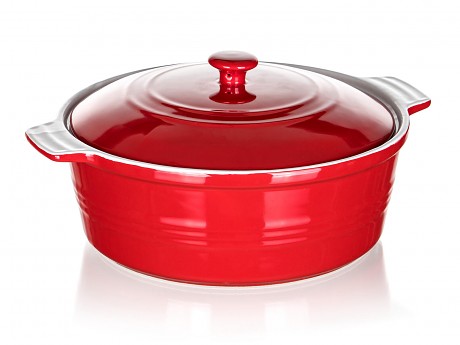 forma zapékací kul. 31,5x26,5x14,5cm s víkem CULINARIA keramická ČRV